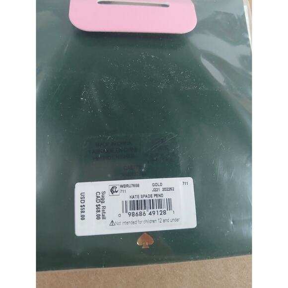 USED kate spade new york N Initial Pendant Necklace, Gold, One Size - Picture 4 of 4